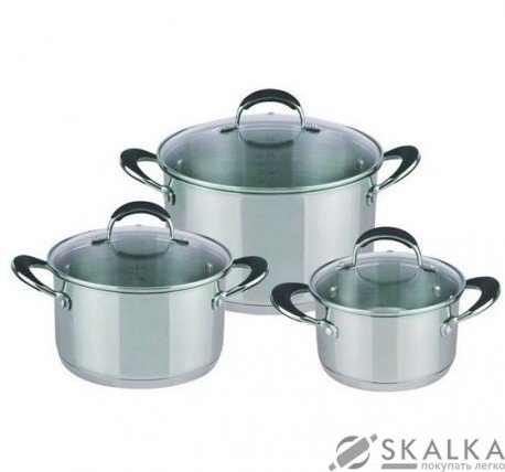 На фото Набор посуды EXPERT 6 предметов (1550 GIPFEL)