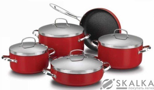 На фото Набор посуды Korkmaz Zeta 9 предметов A1293