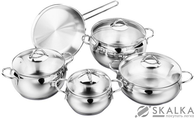 На фото Набор посуды Korkmaz Gala 9 предметов A1058