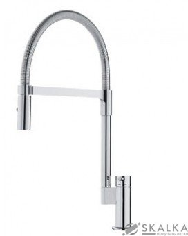 Кухонный смеситель Franke MANHATTAN с гибким шлангом хром (115.0196.550) На фото Кухонный смеситель Franke MANHATTAN с гибким шлангом хром (115.0196.550)