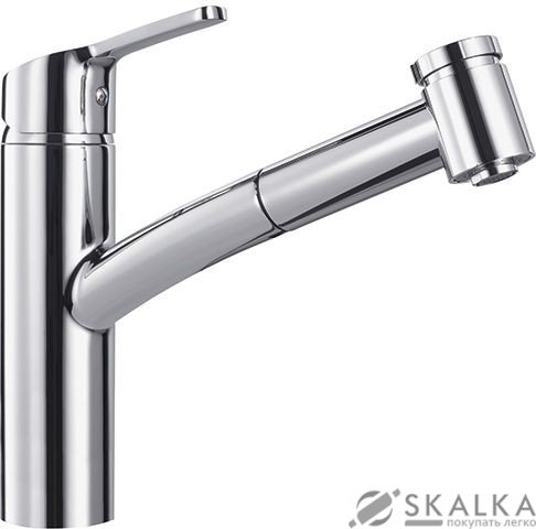 Кухонный смеситель Franke SMART с выносным шлангом хром (115.0391.482) На фото Кухонный смеситель Franke SMART с выносным шлангом хром (115.0391.482)