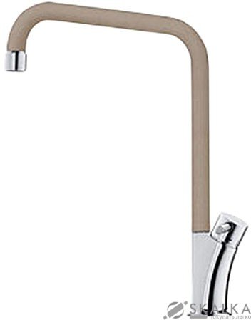 Кухонный смеситель Franke GALILEO фрагранит хром/миндаль (115.0289.892) На фото Кухонный смеситель Franke GALILEO фрагранит хром/миндаль (115.0289.892)