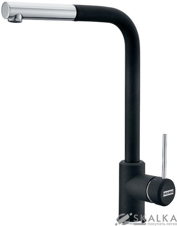 Кухонный смеситель Franke SIRIUS фрагранит хром/оникс (115.0476.827) На фото Кухонный смеситель Franke SIRIUS фрагранит хром/оникс (115.0476.827)