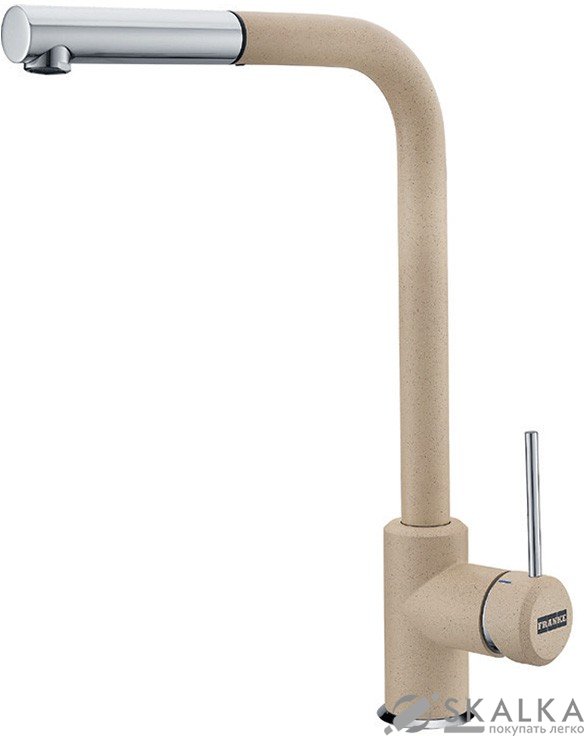 Кухонный смеситель Franke SIRIUS фрагранит хром/бежевый (115.0476.822) На фото Кухонный смеситель Franke SIRIUS фрагранит хром/бежевый (115.0476.822)