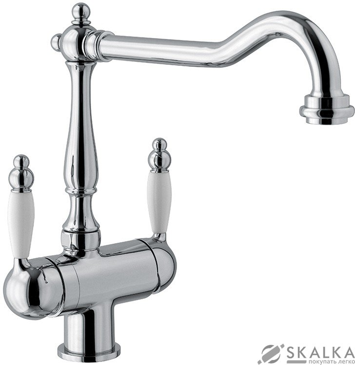 Смеситель для кухни Franke OLD ENGLAND CLEAR WATER хром (115.0370.682) На фото Смеситель для кухни Franke OLD ENGLAND CLEAR WATER хром (115.0370.682)