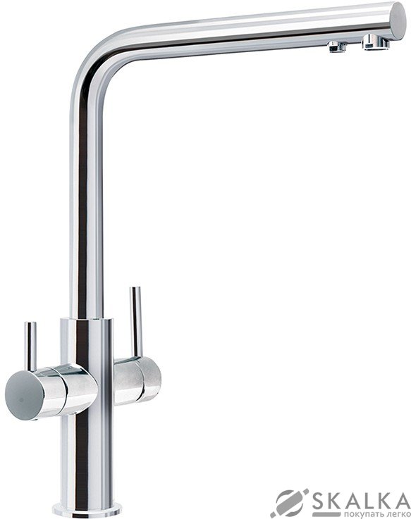 На фото Смеситель для кухни Franke Neptune Clear Water хром (115.0370.689)