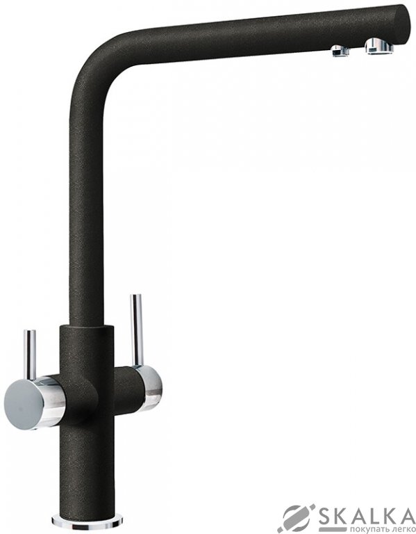 Смеситель для кухни Franke Neptune Clear Water хром/оникс (115.0370.694) На фото Смеситель для кухни Franke Neptune Clear Water хром/оникс (115.0370.694)