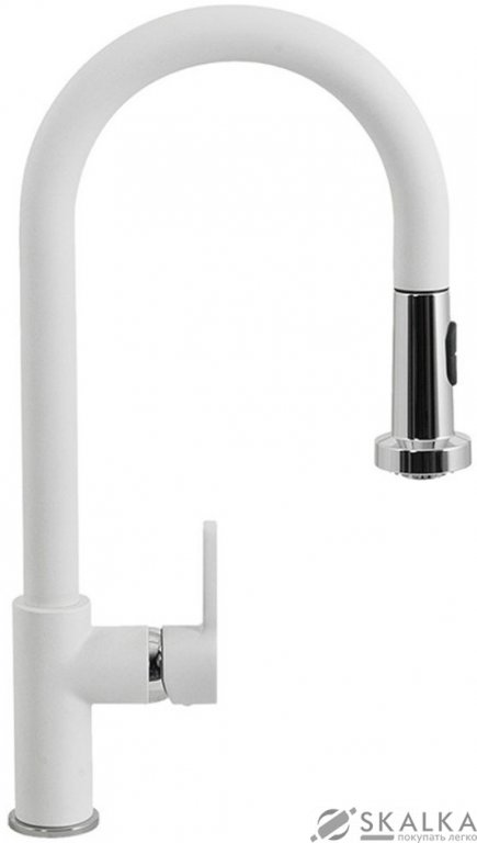 Кухонный смеситель Schock Aquaalto Plus Polaris-99 белый (71412099) На фото Кухонный смеситель Schock Aquaalto Plus Polaris-99 белый (71412099)