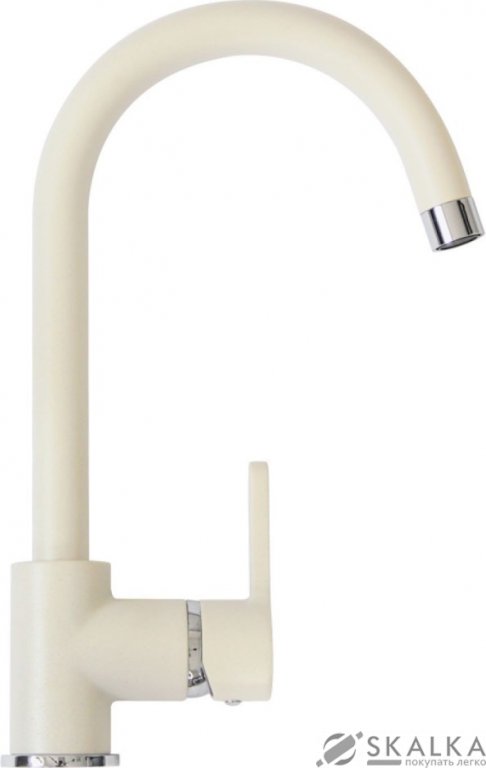 На фото Кухонный смеситель Schock Aquaalto Magnolia-89 бежевый (71400089)