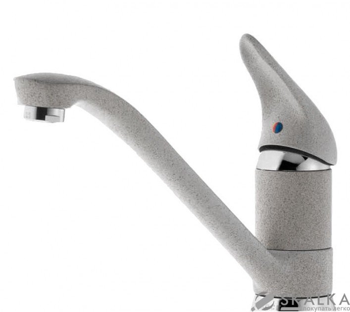 Кухонный смеситель Schock Aqualux Alumina-04 хром/алюминий (72900004) На фото Кухонный смеситель Schock Aqualux Alumina-04 хром/алюминий (72900004)