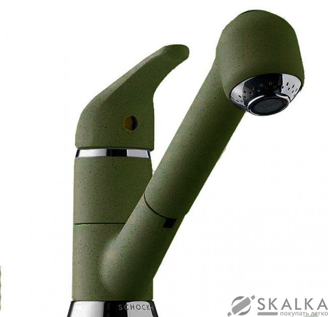 Кухонный смеситель Schock Aquaplus Foresta-19 зеленый (72912019) На фото Кухонный смеситель Schock Aquaplus Foresta-19 зеленый (72912019)