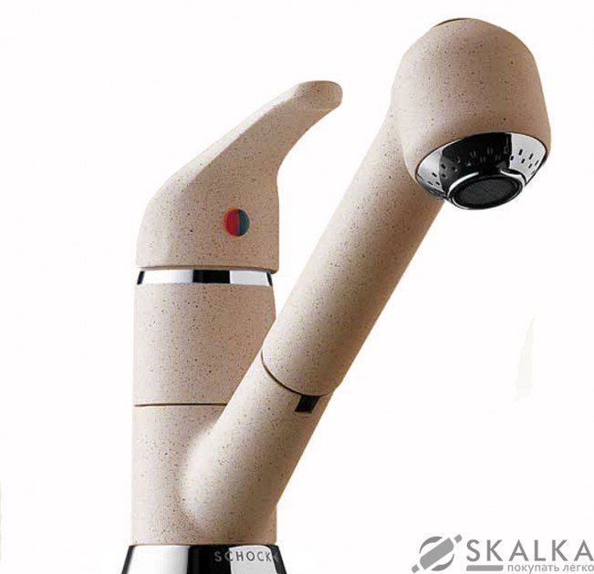 Кухонный смеситель Schock Aquaplus Sabbia-58 песочный (72912058) На фото Кухонный смеситель Schock Aquaplus Sabbia-58 песочный (72912058)