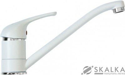 Кухонный смеситель Schock Aquasmart Alpina-07 белый (73410007) На фото Кухонный смеситель Schock Aquasmart Alpina-07 белый (73410007)