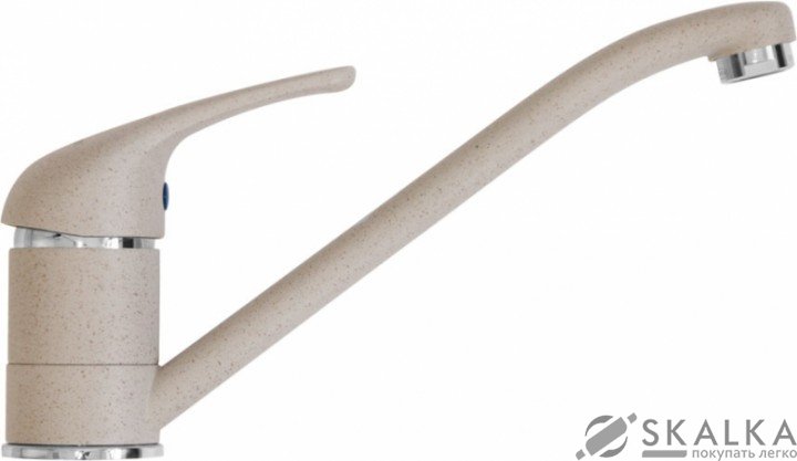 На фото Кухонный смеситель Schock Aquasmart Sabbia-58 песочный (73410058)