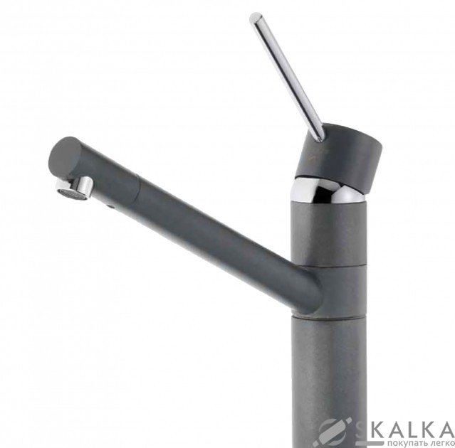 Кухонный смеситель Schock Aquatech Inox-12 серый (71000012) На фото Кухонный смеситель Schock Aquatech Inox-12 серый (71000012)