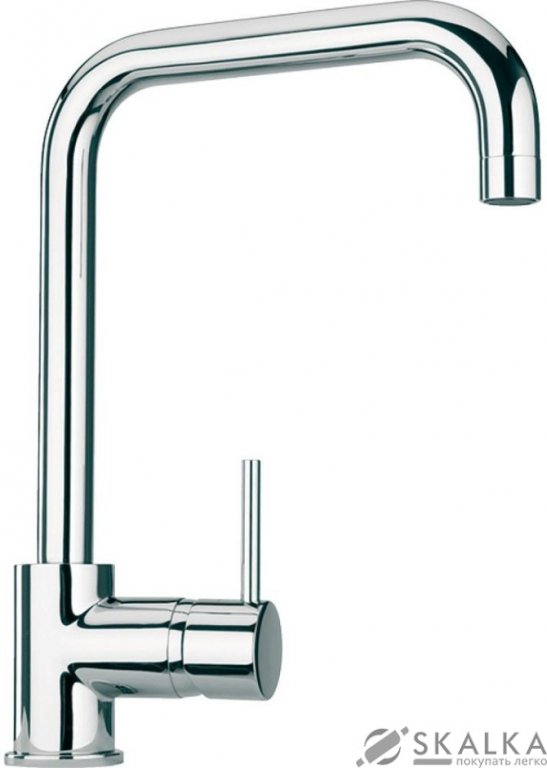 На фото Кухонный смеситель Schock Aquatop Chrom-80 хром (73600080)