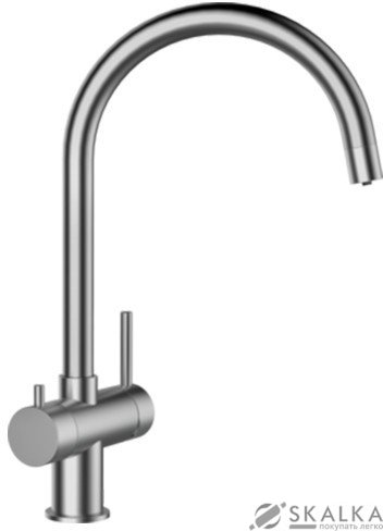 Кухонный смеситель Schock Ares St.steel polished-94 хром (56100094) На фото Кухонный смеситель Schock Ares St.steel polished-94 хром (56100094)