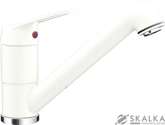 Кухонный смеситель Schock Cosmo Alpina-07 белый (52512007) На фото Кухонный смеситель Schock Cosmo Alpina-07 белый (52512007)