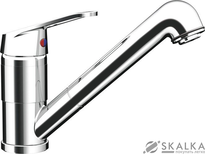 Кухонный смеситель Schock Cosmo Chrom-80 белый (52512080) На фото Кухонный смеситель Schock Cosmo Chrom-80 белый (52512080)