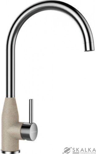 Кухонный смеситель Schock Kavus Sabbia-58 хром/песочный (55900058) На фото Кухонный смеситель Schock Kavus Sabbia-58 хром/песочный (55900058)