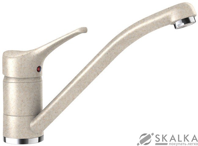 Кухонный смеситель Schock Leva Sabbia-58 песочный (51100058) На фото Кухонный смеситель Schock Leva Sabbia-58 песочный (51100058)