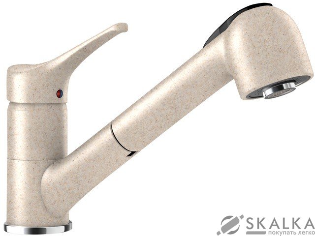 Кухонный смеситель Schock Leva Sabbia-58 песочный (51112058) На фото Кухонный смеситель Schock Leva Sabbia-58 песочный (51112058)