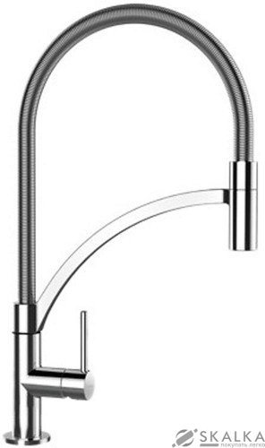 На фото Кухонный смеситель Schock Mera Chrom-80 хром (51200080)