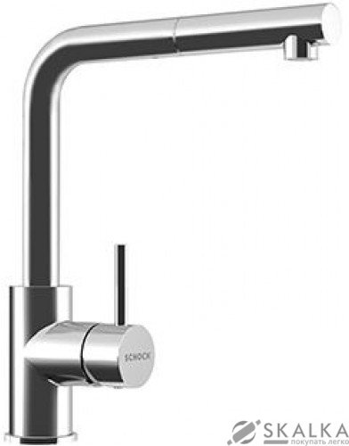 Кухонный смеситель Schock Napos Croma-49 серый (53912049) На фото Кухонный смеситель Schock Napos Croma-49 серый (53912049)