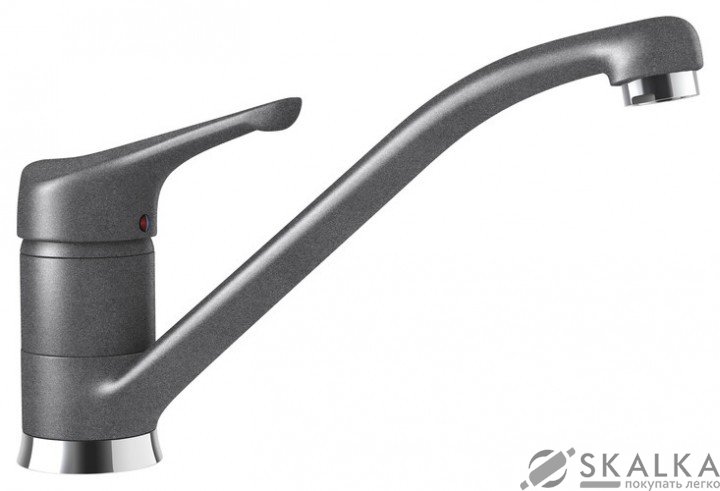 Кухонный смеситель Schock Neos Inox-12 серый (54200012) На фото Кухонный смеситель Schock Neos Inox-12 серый (54200012)