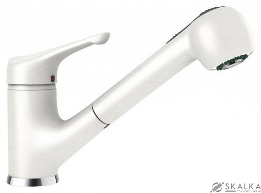 Кухонный смеситель Schock Neos Alaska-55 белый (54212055) На фото Кухонный смеситель Schock Neos Alaska-55 белый (54212055)
