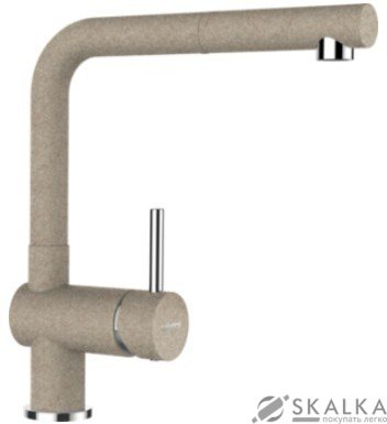 Кухонный смеситель Schock Pia Sabbia-58 песочный (53712058) На фото Кухонный смеситель Schock Pia Sabbia-58 песочный (53712058)