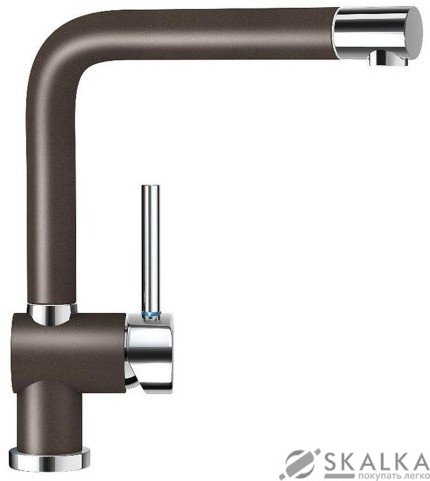 Кухонный смеситель Schock Piega Chocolate-86 шоколад (54700086) На фото Кухонный смеситель Schock Piega Chocolate-86 шоколад (54700086)