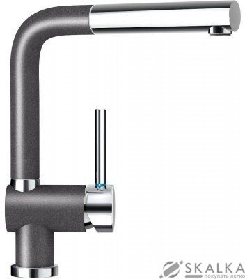 Кухонный смеситель Schock Piega Stone-88 серый (54712088) На фото Кухонный смеситель Schock Piega Stone-88 серый (54712088)