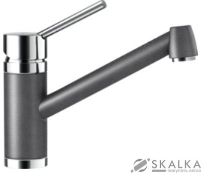 Кухонный смеситель Schock Pila Stone-88 серый (54100088) На фото Кухонный смеситель Schock Pila Stone-88 серый (54100088)
