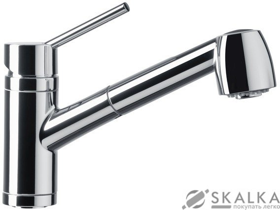 На фото Кухонный смеситель Schock Pila Chrom-80 хром (54112080)