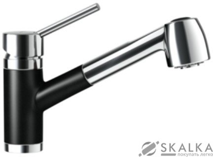 Кухонный смеситель Schock Pila Puro-84 черный (54112084) На фото Кухонный смеситель Schock Pila Puro-84 черный (54112084)