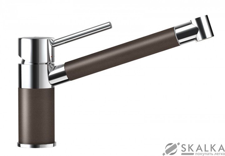 Кухонный смеситель Schock SC100 Mocha-63 кофе (59100063) На фото Кухонный смеситель Schock SC100 Mocha-63 кофе (59100063)
