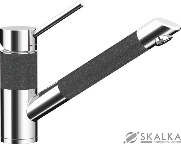 Кухонный смеситель Schock SC200 Inox-12 серый (59200012) На фото Кухонный смеситель Schock SC200 Inox-12 серый (59200012)