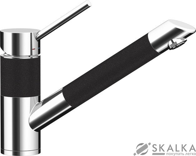 Кухонный смеситель Schock SC200 Nero-13 черный (59212013) На фото Кухонный смеситель Schock SC200 Nero-13 черный (59212013)