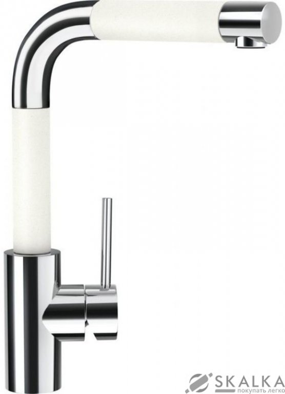 Кухонный смеситель Schock SC300 Polaris-99 белый (59712099) На фото Кухонный смеситель Schock SC300 Polaris-99 белый (59712099)
