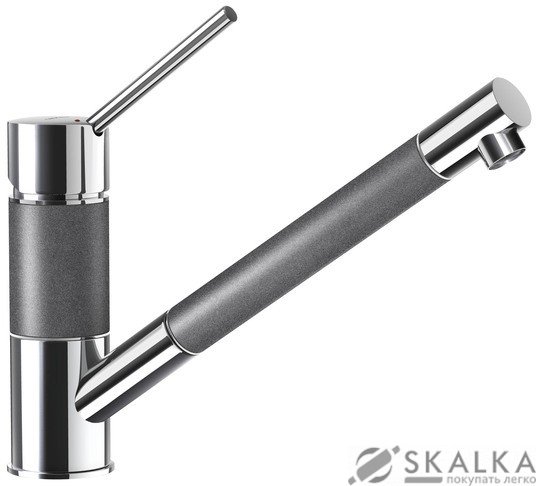 Кухонный смеситель Schock SC50 Inox-12 хром/серый (50312012) На фото Кухонный смеситель Schock SC50 Inox-12 хром/серый (50312012)