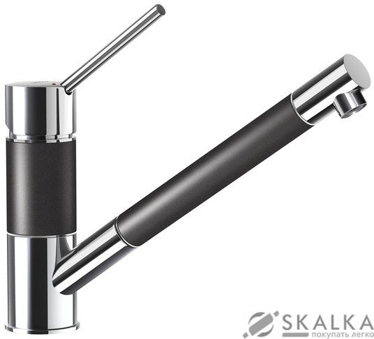 Кухонный смеситель Schock SC50 Nero-13 хром/черный (50312013) На фото Кухонный смеситель Schock SC50 Nero-13 хром/черный (50312013)