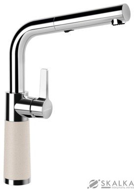 Кухонный смеситель Schock SC540 Everest-26 хром/светло-серый (55712026) На фото Кухонный смеситель Schock SC540 Everest-26 хром/светло-серый (55712026)