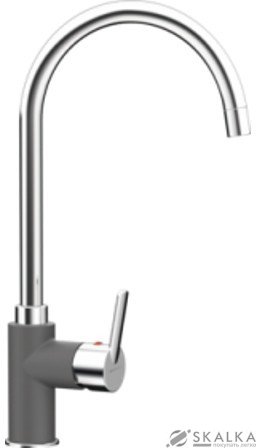 Кухонный смеситель Schock Simi Basalt-41 хром/базальт (50500041) На фото Кухонный смеситель Schock Simi Basalt-41 хром/базальт (50500041)