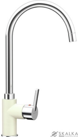 Кухонный смеситель Schock Simi Crema-14 хром/кремовый (50500014) На фото Кухонный смеситель Schock Simi Crema-14 хром/кремовый (50500014)