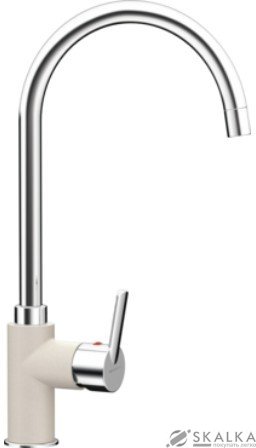Кухонный смеситель Schock Simi Everest-26 хром/светло-серый (50500026) На фото Кухонный смеситель Schock Simi Everest-26 хром/светло-серый (50500026)