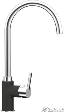 Кухонный смеситель Schock Simi Inox-12 хром/серый (50500012) На фото Кухонный смеситель Schock Simi Inox-12 хром/серый (50500012)