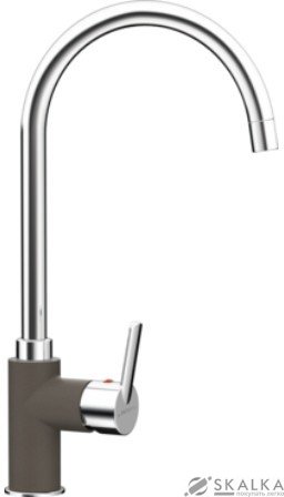 Кухонный смеситель Schock Simi Mocha-63 хром/кофе (50500063) На фото Кухонный смеситель Schock Simi Mocha-63 хром/кофе (50500063)