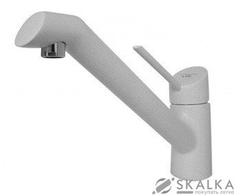 Кухонный смеситель Schock Stileo Titanium-50 серый (56400050) На фото Кухонный смеситель Schock Stileo Titanium-50 серый (56400050)