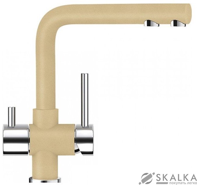 На фото Кухонный смеситель Schock Wellus Moonstone-22 лунный камень (57000122)